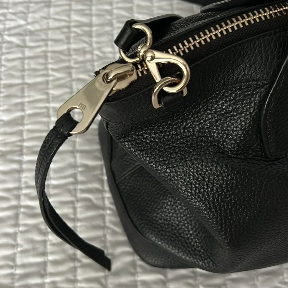 Henri Bendel Black Satchel Handbag - Picture 4 of 16
